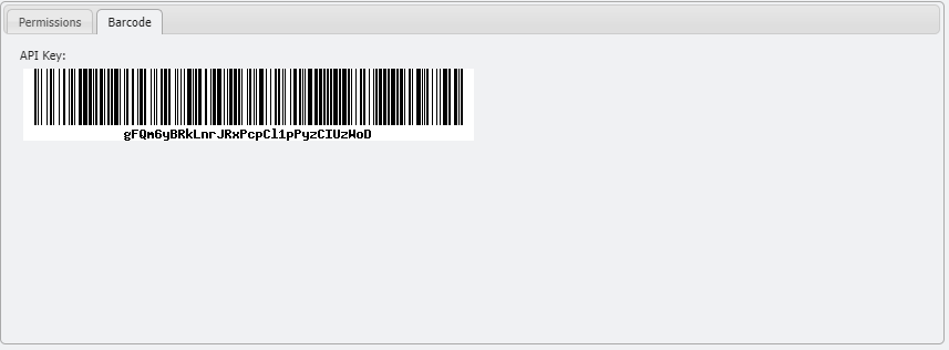 Example Barcode Tab