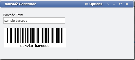 Generated Barcode Example