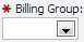Billing Group field example