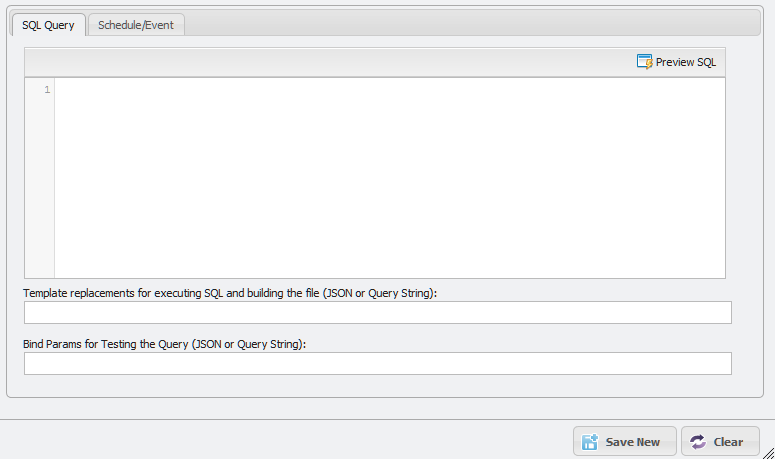 SQL Query Tab example