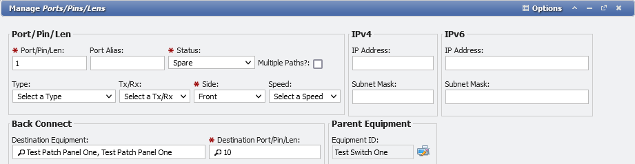 Manage PPL form with Back Connect example