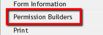 Permission Build in Options Menu