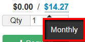 Monthly charge example