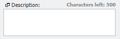 Description field