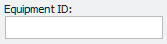 Equipment ID field