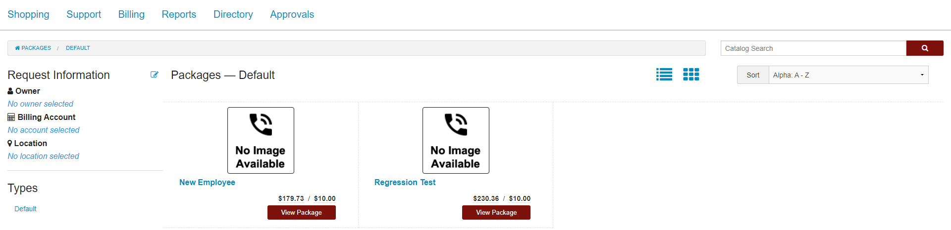 CustomerCenter Packages