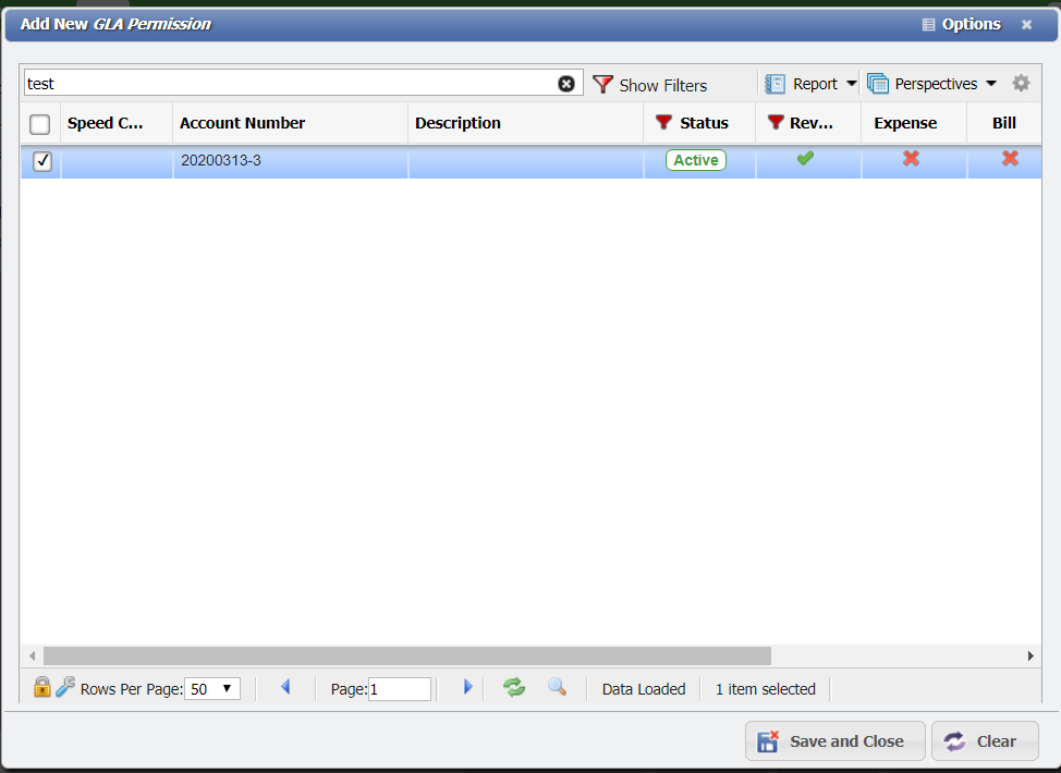 Add New GLA Permission form