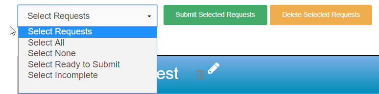 Types of Pending Requests