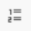 Numbered List Icon