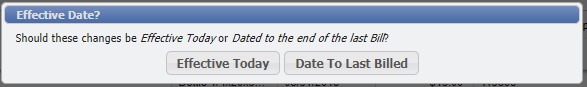 Effective Date prompt dialogue example