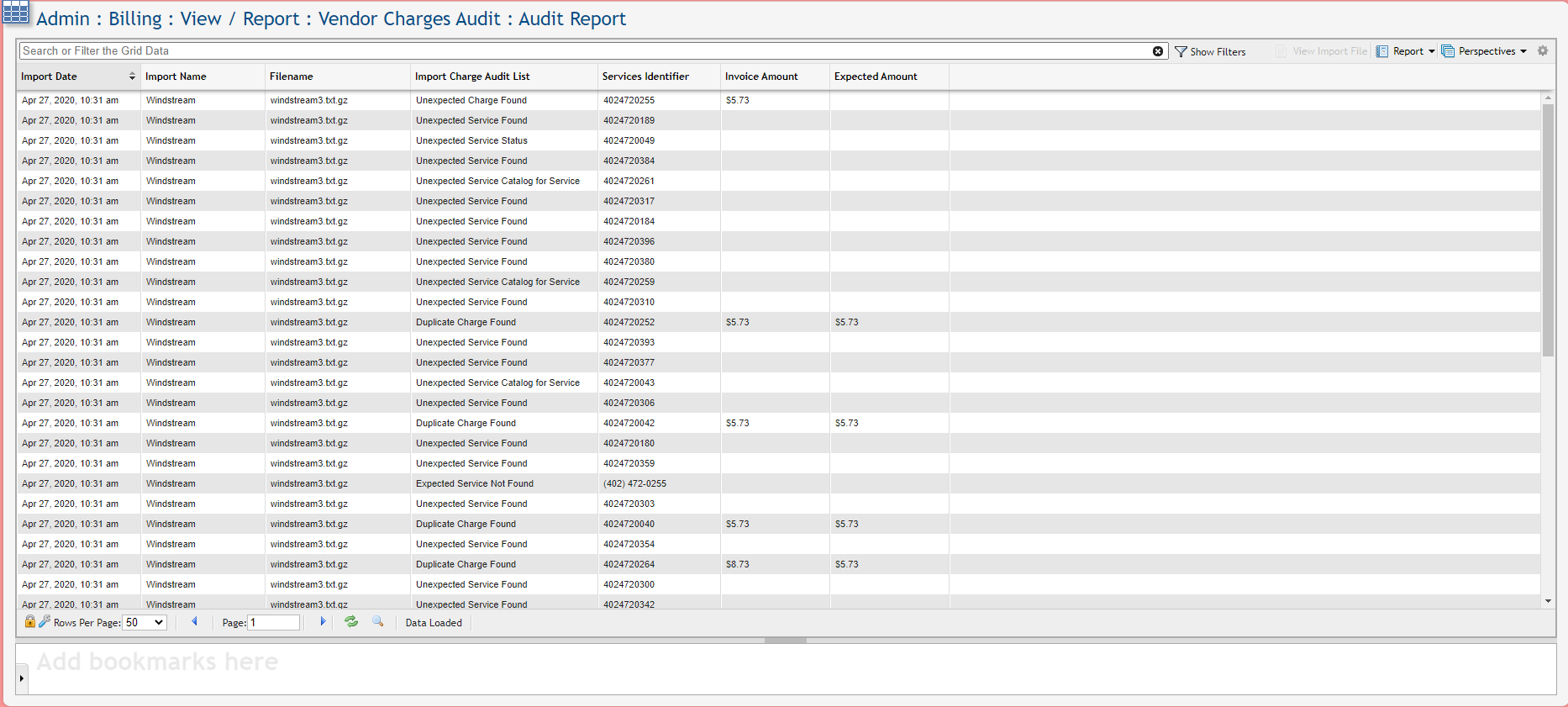 Expense Management Audit Report