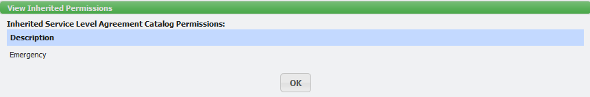View Inherited Permissions dialogue example