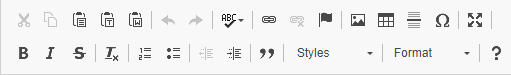 Rich Text Toolbar