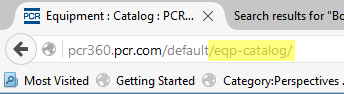 Example browser URL path example
