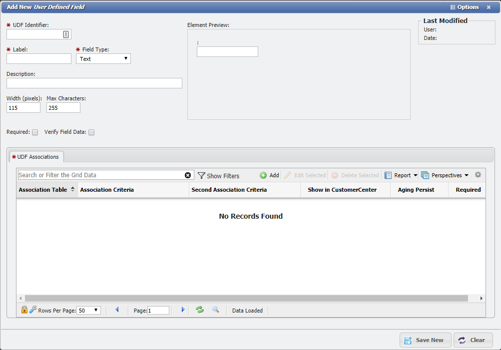 New UDF Example