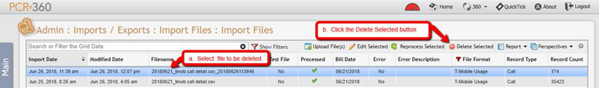 Delete Selected Example