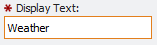 Display Text Example