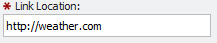 Link Location field example